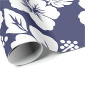 Papier Cadeau Hibiscus pattern (Coin rond)