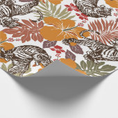 Papier Cadeau Hibiscus tiger motif (Coin)