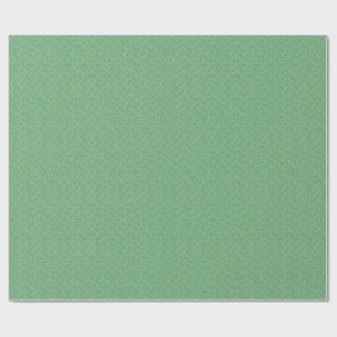 Papier Cadeau Hibiscus vert impression aloha florale hawaïenne