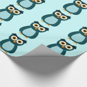 Papier Cadeau Hibou (Coin)