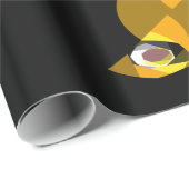 PAPIER CADEAU HIBOU (Coin rond)