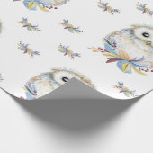 Papier Cadeau Hibou (Coin)