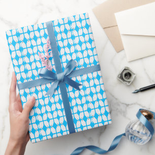 Papier Cadeau Hibou des neiges glamour moderne