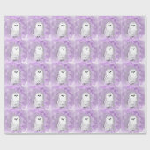 Papier Cadeau Hibou mignon (Plat)