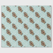 Papier Cadeau Hibou sage (Plat)