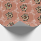 Papier Cadeau Hibou sage (Coin)