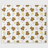 Papier Cadeau Hiboux (Plat)