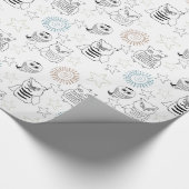 Papier Cadeau Hiboux de nuit (Coin)