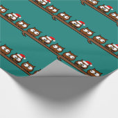 Papier Cadeau Hiboux originaux de Noël (Coin)