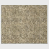 Papier Cadeau Hiéroglyphes égyptiens (Plat)