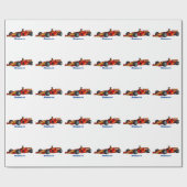 Papier Cadeau High speed racing cars cartoon illustration (Plat)