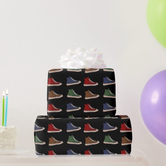 Papier Cadeau High-top sneakers (Cadeaux de fête)