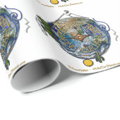 Papier Cadeau Hike Our Planet Hiker's (Coin rond)