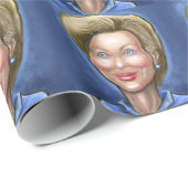 Papier Cadeau Hillary Clinton (Coin rond)
