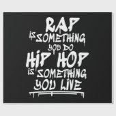 Papier Cadeau hip hop Cool Guote Hip hop Lovers Cadeau (Plat)