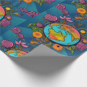 Papier Cadeau Hippie Terre (Coin)