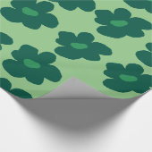 Papier Cadeau Hippie verte (Coin)