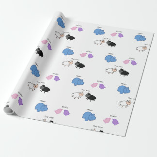 Papier Cadeau Hippo Birdies Two Ewes
