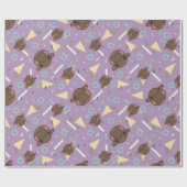 Papier Cadeau Hippo mou (Plat)