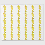 Papier Cadeau Hippocampe (Plat)
