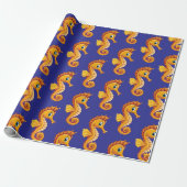 Papier Cadeau Hippocampe à long nez (Déroulé)