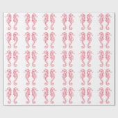 Papier Cadeau Hippocampes (Plat)