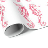 Papier Cadeau Hippocampes (Coin rond)