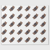 Papier Cadeau Hippopotame (Plat)
