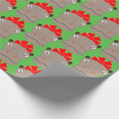 Papier Cadeau Hippopotame Papier à envelopper (Coin)