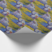 Papier Cadeau Hippopotames le baiser (Coin)