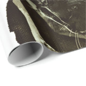 Papier Cadeau Hipster Zebra (Coin rond)