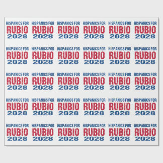 Papier Cadeau Hispanics for Rubio 2028