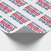 Papier Cadeau Hispanics for Rubio 2028 (Coin)