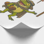 Papier Cadeau histoire courte des grenouilles d'aventure (Coin)