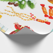 Papier Cadeau Histoire du jouet | Joyeux Motif de Noël (Coin)