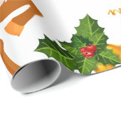 Papier Cadeau Histoire du jouet | Joyeux Motif de Noël (Coin rond)