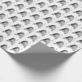 Papier Cadeau Hive et abeilles #2 Vintage héraldique (Coin)