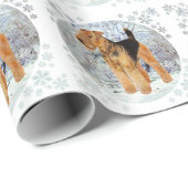 Papier Cadeau hiver (Coin rond)