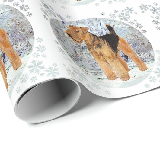 Papier Cadeau hiver (Coin rond)