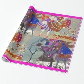 PAPIER CADEAU HIVER ET AUTOMNE ART DÉCO BEAUTÉ MODE (Déroulé)