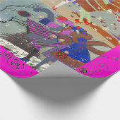 PAPIER CADEAU HIVER ET AUTOMNE ART DÉCO BEAUTÉ MODE (Coin)