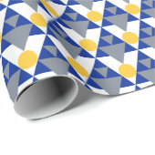 Papier Cadeau Hiver moderne (Coin rond)