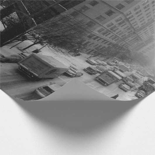 Papier Cadeau Hiver NYC (Coin)