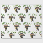 Papier Cadeau Hiya Ninja (Plat)