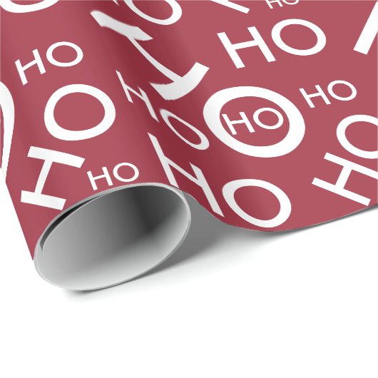 PAPIER CADEAU HO HO (Coin rond)
