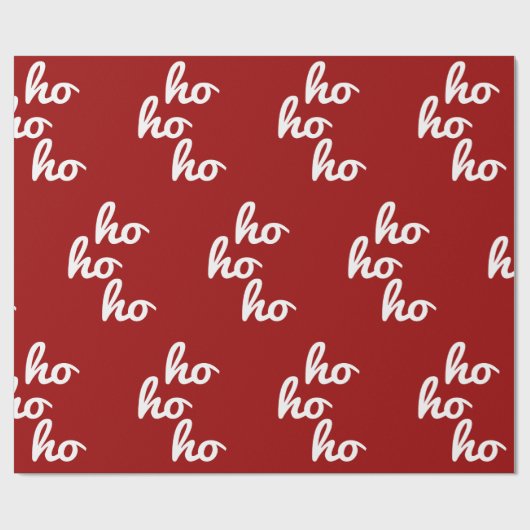 Papier Cadeau Ho-ho-ho (Plat)