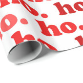 Papier Cadeau ho. ho. ho. (Coin rond)