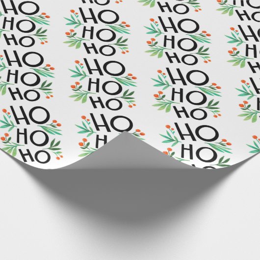 Papier Cadeau Ho Ho Ho (Coin)