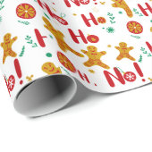 Papier Cadeau Ho Ho Ho Oh Non ! T-shirts (Coin rond)