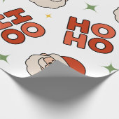 Papier Cadeau Ho Ho Ho Santa Wrapping Paper – Fun & Festive (Coin)
